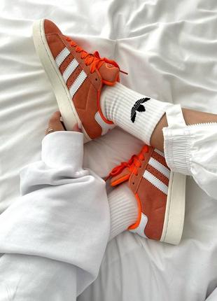 Кроссовки женские в стиле adidas campus “apricot crush” premium6 фото