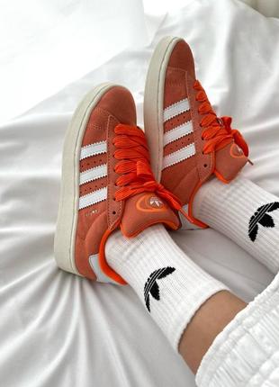 Кроссовки женские в стиле adidas campus “apricot crush” premium2 фото