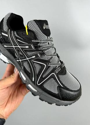 Asics gel-kahana 8 black-silver2 фото