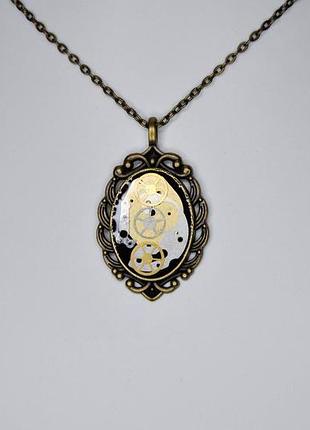 Стимпанк кулон. стимпанк подвеска