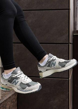 New balance 2002r protection pack rain cloud grey унісекс якість висока стильні7 фото