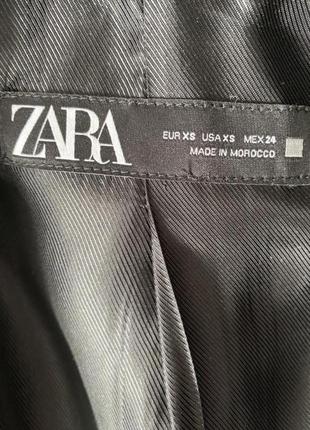 Zarа двубортне вкорочене шерстяне пальто