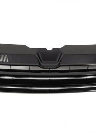 Передняя решетка черный глянец (без эмблемы) для volkswagen t5 2010-2015 гг
