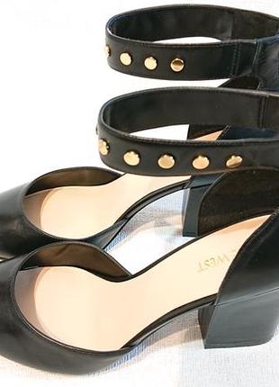 Жіночі шкіряні босоніжки nine west 40 41 туфлі сандалії шкіри