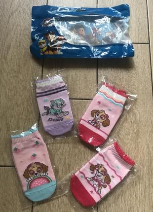 Носки щенячий патруль набор