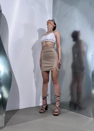 Костюм ( спідниця + топ) 💙4 фото