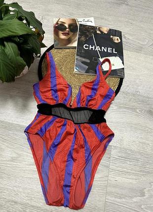 Вінтажний купальник суцільний купальник