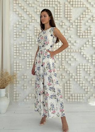 Сукня nenka 3549-c01 s бежевий принт