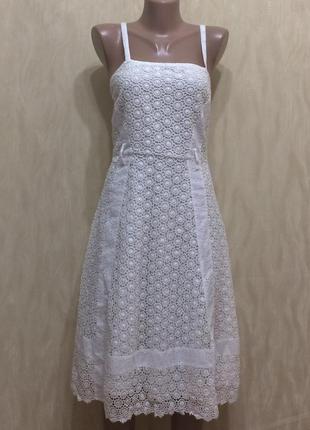 Летний кружевной сарафан marks&spencer, р.10