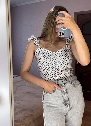 Лянный топ от h&m