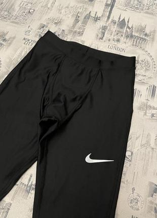 Nike running dri-fit  мужские спортивные/беговые лосины-тайтсы6 фото