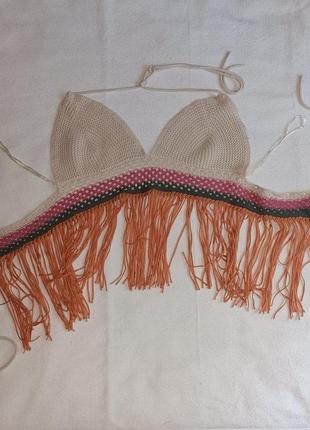 Вязаный топ