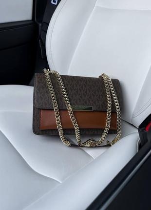 Шкіряна сумка майкл корс michael kors jade