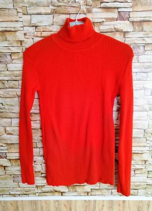 Эффект свитер гольф водолазка в рубчик мирр