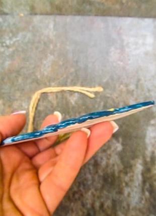 Керамическая плакетка на стену рыба