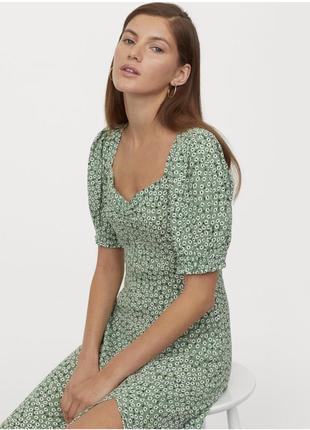Красивое платье миди h&m