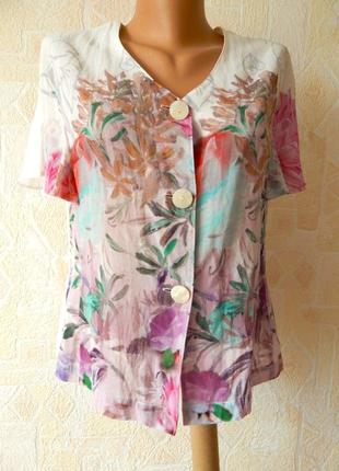 Батистова купонна блуза сорочка