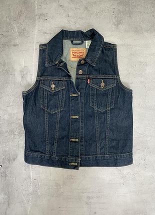 Джинсова жилетка жилет levis