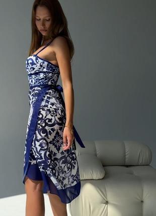 Наложка женский слитный купальник + парео белый в стиле бохо арт 1541