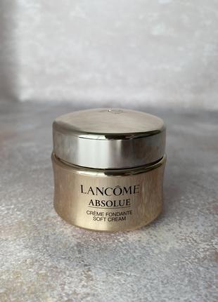 Lancome - absolue soft cream revitalizing &amp; brightening moisturizer - легкий увлажняющий крем для лица, 15 ml1 фото