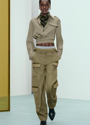 Карго штани лімітованої колекції zara srpls cttn crg pnt 11
оригінал
