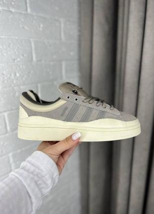Жіночі кросівки adidas campus x bad banny magazine brown / smb