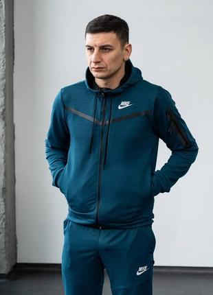 Футболка в подарунок ! підлітковий спортивний костюм чоловічий в стилі nike tech fleece найк теч2 фото