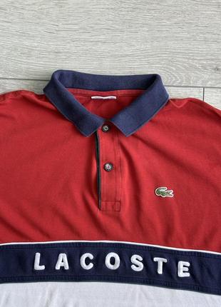 Поло lacoste vintage polo l л лакоста футболка майка тенниска оригинал3 фото