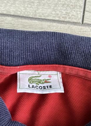 Поло lacoste vintage polo l л лакоста футболка майка тенниска оригинал4 фото