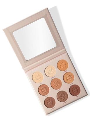 Палетка тіней для повік match (9 colors) bogenia, allure