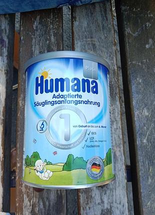 Детская смесь humana 1 с рождения