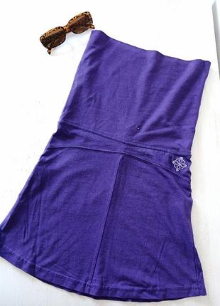 Сарафан бандо трикотаж з кишенями