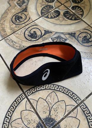 Повязка на голову для занятия спортом от мирового бренда asics