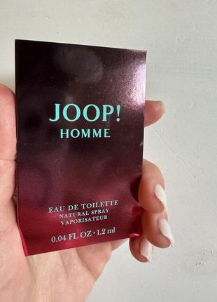 Joop homme 1.2 ml оригинал мужской пробник тестер мужской
