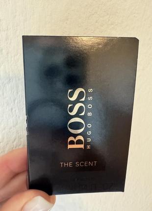 Hugo boss the scent 1.2 ml оригінал чоловічий пробник тестер мужской2 фото