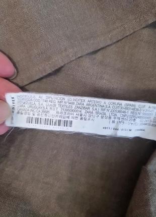 Платье туника с вышивкой zara