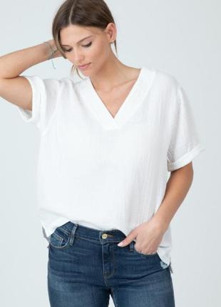 Блуза летняя белого цвета