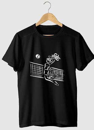 Футболка волейбол. volleyball. спорт