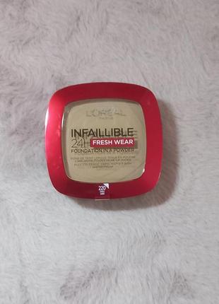 Крем - пудра для обличча l'oreal paris infaillible fresh wear 24h 40 - cashmere
