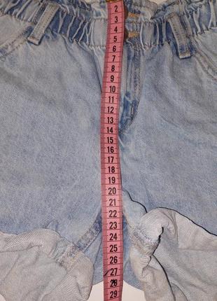 Джинсовые шорты на девочку 10-11 лет в хорошем состоянии9 фото