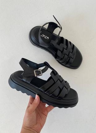 Черные босоножки, 🔥распродаж🔥