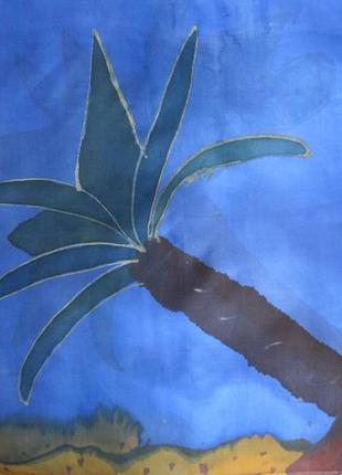 Платок батик натуральный шелк