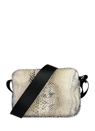 Сумка жіноча через плече кросбоді "пітон", невелика стильна сумочка