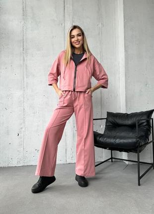 ‼️не кошлатиться‼️женский спортивный костюм двунитка пенье с капюшоном, костюм пенеет со стрелками, 5247