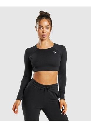 Gymshark жіночий спортивний лонгслів/рашгард для тренувань