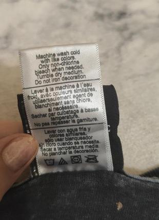 Harley davidson женская кислотно-выбеленная черная футболка с короткими рукавами, размер m5 фото