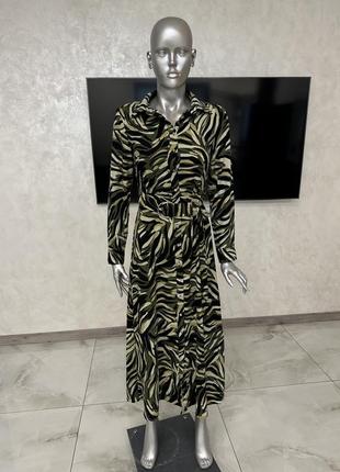 Платье zara, платье рубашка 10