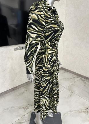 Платье zara, платье рубашка 9