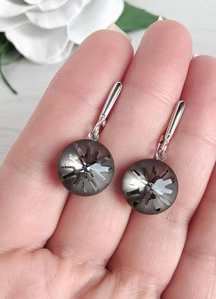 Сережки swarovski