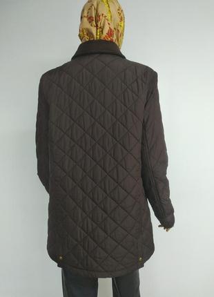 Lauren ralph lauren коричнева базова повсякденна стібана деміжсезонна куртка вітровка укорочений плащ пальто  
m l xl5 фото